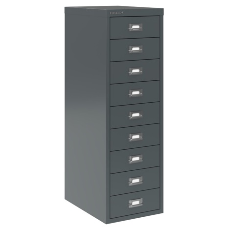 Multi Drawers Storage Cabinets - 9 Drawer - Black
