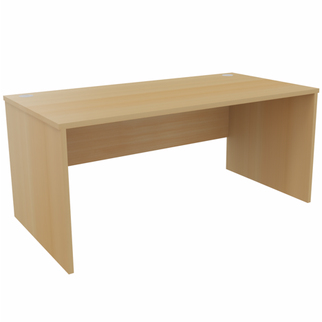 Platinum Range - VDU Workstation - 1600mm - Panel End - Oak