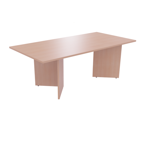 Platinum Range Conference Table - Arrow Head Legs - Beech