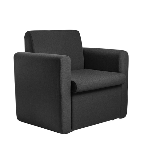 Alto Modular Reception Seating - Both Arms - Charcoal