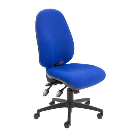 Maxi Ergo Ergonomic Chair - Royal Blue - No Arms