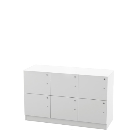 Personal Group Lockers - Six Doors