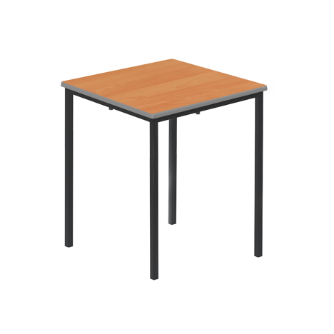 Titan Square Classroom Tables - 600 x 710mm - Beech