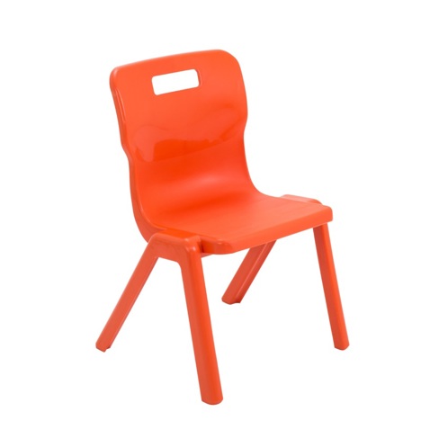 Titan One Piece Chair - Size 3 - Orange