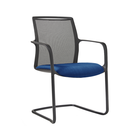 Lacey Meeting Chair - Black Frame - Augusta