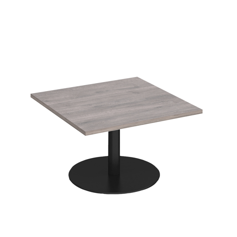 Monza Square Coffee Table - Black - Grey Oak