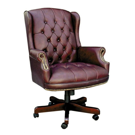 Chairman 'Study' Chair - Burgundy