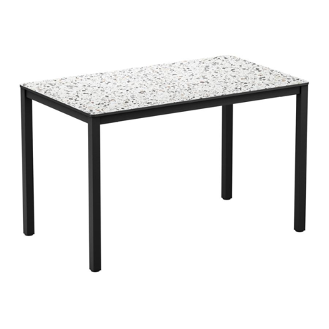 Extrema 4 Leg Dining Table - 1190 x 690 - Mixed Terrazzo