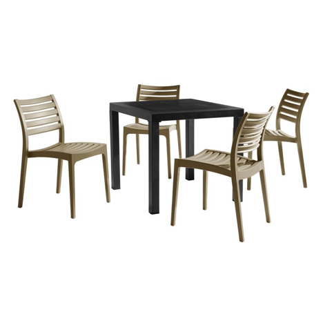 Ares Dining Set - Taupe