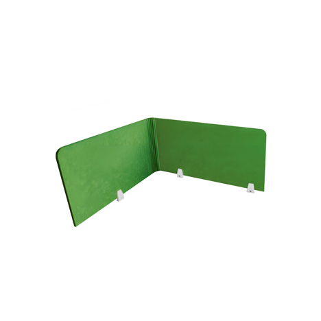 EcoFlex Desk Screen & Modesty Panels - 1000 - Green