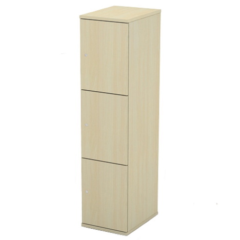 Wooden Personal Lockers - Three Doors