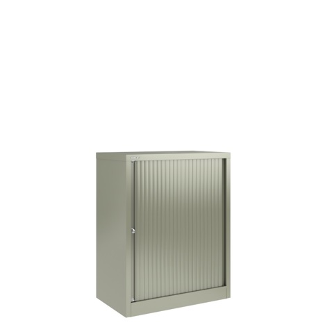 Essentials Tambour Cupboards - 1270mm - Goose Grey