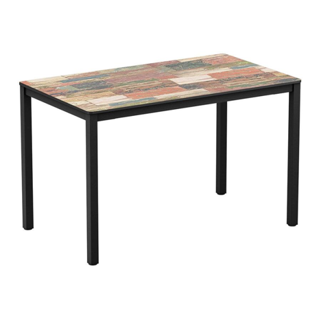 Extrema 4 Leg Dining Table - 1190 x 690 - Reclaimed Beach Hut