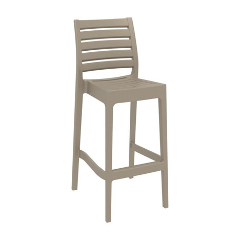 Ares 75 Bar Stool - Taupe