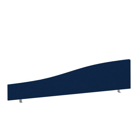 Wave Desktop Screen - 1600mm - Blue
