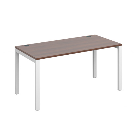Connex Starter Single Unit - 1400 - White Frame - Walnut