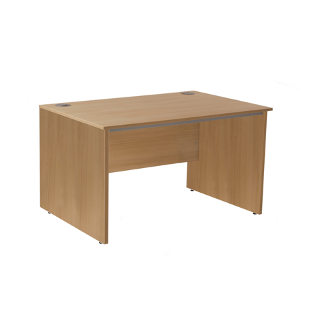 Panel Ended Rectangular Workstation - 1200 - Beech