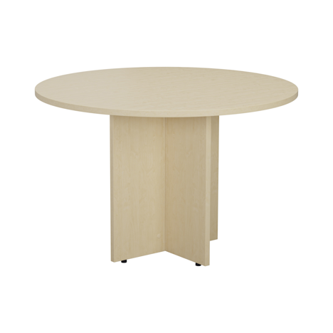 Round Meeting Table - Maple