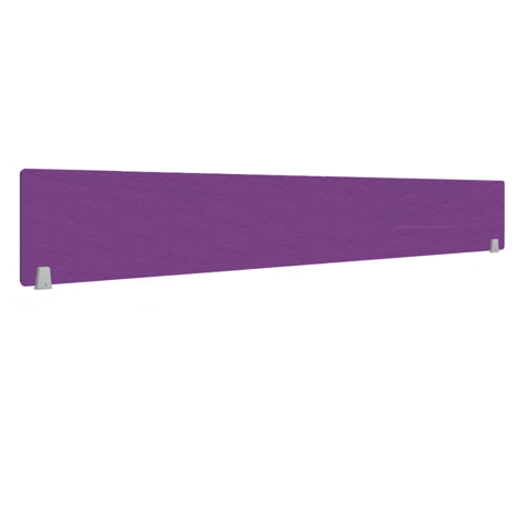 EcoEdge Desk Screen & Modesty Panels - 1800 - Purple