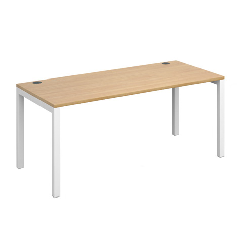 Connex Starter Single Unit - 1600 - White Frame - Oak