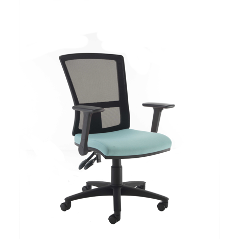 Linx Mesh Back Chair - Twin Lever - Arms
