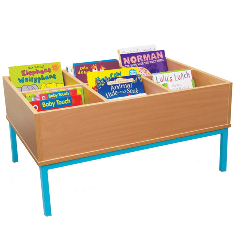 Book Storage - Six Bay Kinderbox with Legs