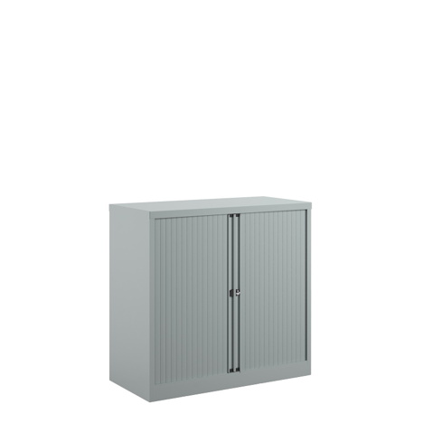 Bisley Tambour Cupboards 100-1015mm - Silver