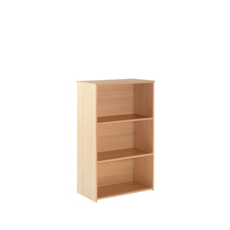 Bookcase (Solid Back Panels) - 1200 - Sepia Oak