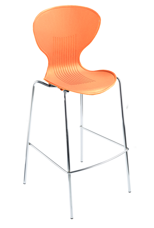 Rochester Stool - Orange (Pack of Two)