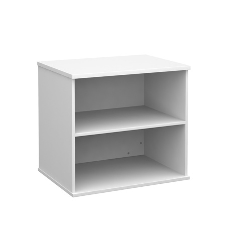 Desk High Bookcase - White