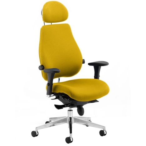 Chiro Plus Ultimate With Headrest - Senna Yellow