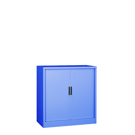 Side Opening Tambour Units - H1016 - Blue