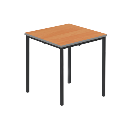 Titan Square Classroom Tables - 600 x 640mm - Beech