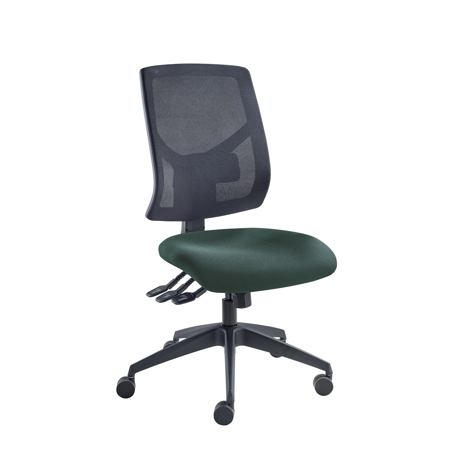 Vision High Back Mesh Chair - No Arms - Taboo