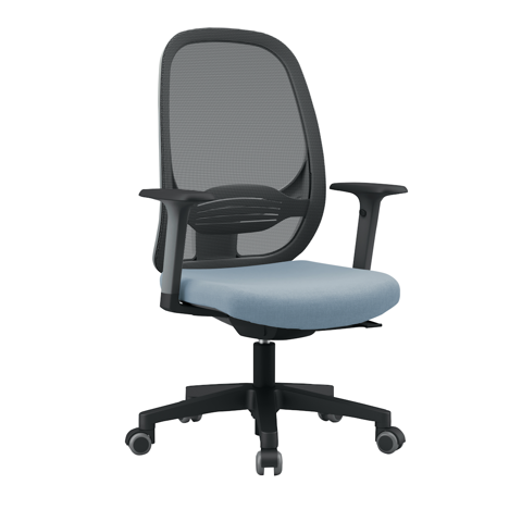 Scirocco Mesh Office Chair - Black Frame with Arms