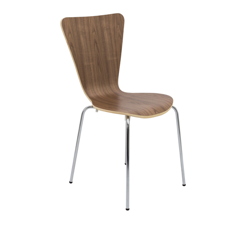 Picasso Contract Chair - Walnut