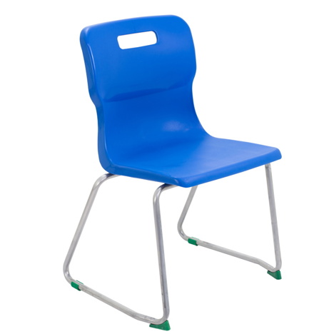 Titan Skid Base Chair - Size 5 - Blue
