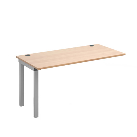 Connex add on Units (Single) - 1400 - Silver Frame - Beech