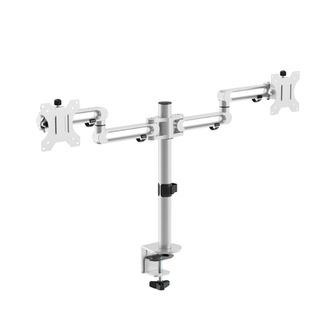 Strela Monitor Arm - Double - White