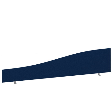 Wave Desktop Screen - 1800mm - Blue