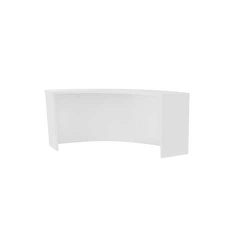 Reception Units - Corner Hood - W800 x D300 x H405mm - White
