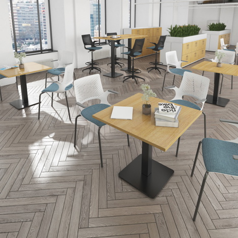 Brescia - Square Coffee Table with Flat Square Base