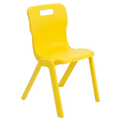 Titan One Piece Chair - Size 6 - Yellow