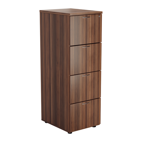 2, 3, 4 Drawer Filing Cabinet - 4 Drawer - Dark Walnut