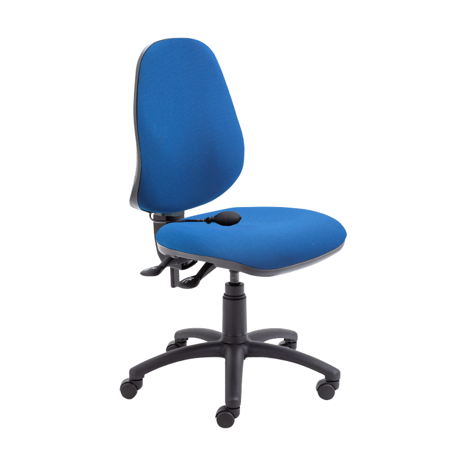 Calypso Ergonomic Office Chair with 2 Levers and Lumbar Pump - Royal Blue
