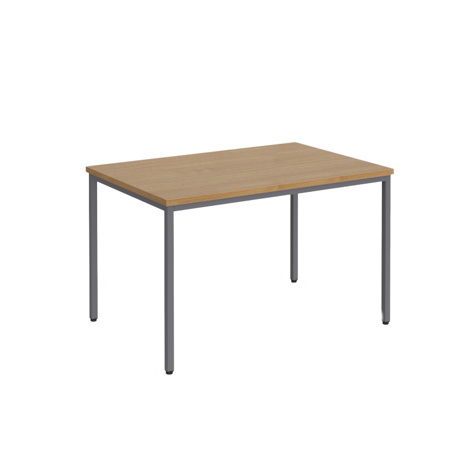 Flexi 25 Rectangular Table - 1200mm - Graphite - Oak