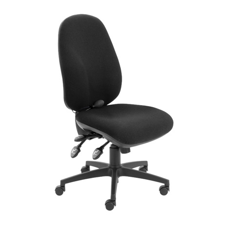 Maxi Ergo Ergonomic Chair - Black - No Arms
