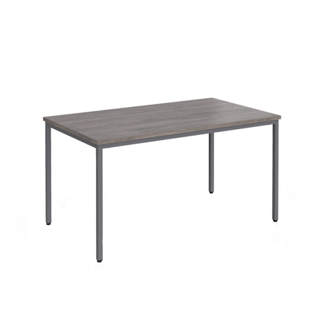 Flexi 25 Rectangular Table - 1400mm - Graphite - Grey Oak