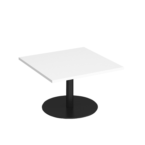 Monza Square Coffee Table - Black - White