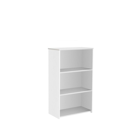 Bookcase (Solid Back Panels) - 1200 - White